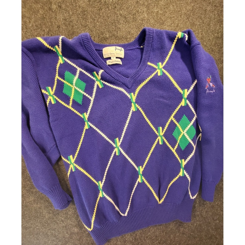 Nick Faldo Golf Collection Jumper Sweater Size L Vintage Pringle